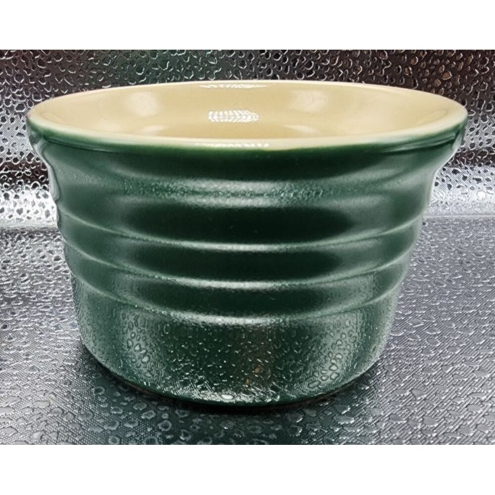 Le Creuset Stoneware Green Ramekins Sauce/Condiments Bowl (4) READ LISTING!!! - Picture 7 of 16